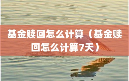 基金赎回怎么计算（基金赎回怎么计算7天）