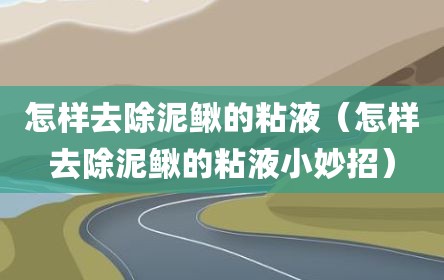 怎样去除泥鳅的粘液（怎样去除泥鳅的粘液小妙招）