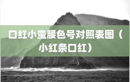 口红小蛮腰色号对照表图（小红条口红）