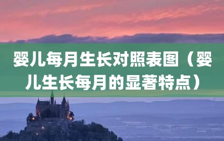 婴儿每月生长对照表图（婴儿生长每月的显著特点）