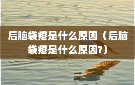 后脑袋疼是什么原因（后脑袋疼是什么原因?）