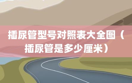 插尿管型号对照表大全图（插尿管是多少厘米）