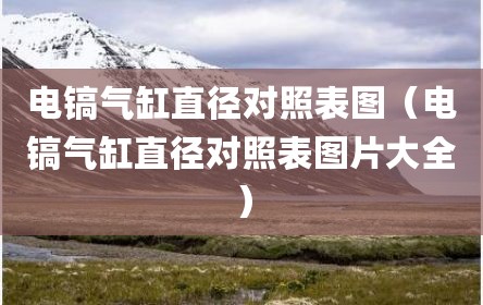 电镐气缸直径对照表图（电镐气缸直径对照表图片大全）