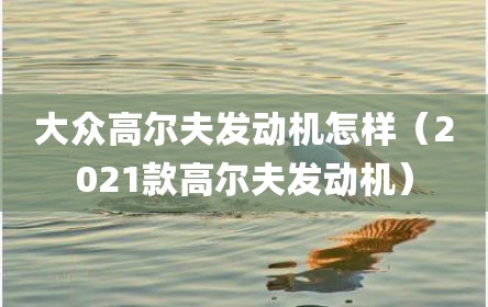 大众高尔夫发动机怎样（2021款高尔夫发动机）