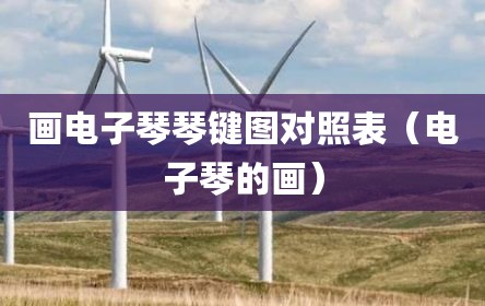 画电子琴琴键图对照表（电子琴的画）