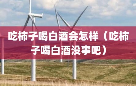 吃柿子喝白酒会怎样（吃柿子喝白酒没事吧）