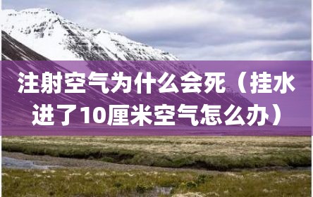 注射空气为什么会死（挂水进了10厘米空气怎么办）