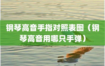 钢琴高音手指对照表图（钢琴高音用哪只手弹）