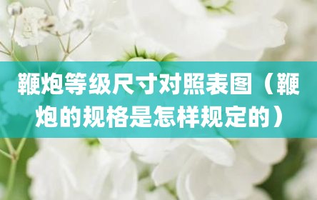 鞭炮等级尺寸对照表图（鞭炮的规格是怎样规定的）