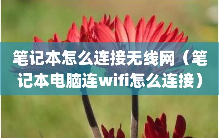 笔记本怎么连接无线网（笔记本电脑连wifi怎么连接）