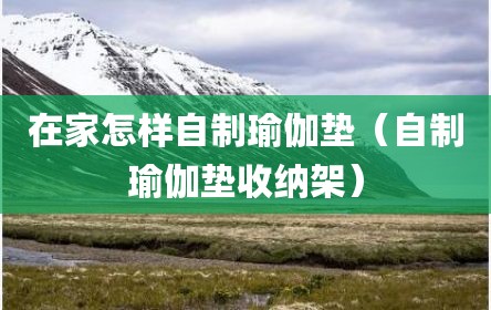 在家怎样自制瑜伽垫（自制瑜伽垫收纳架）