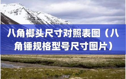 八角榔头尺寸对照表图（八角锤规格型号尺寸图片）