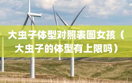大虫子体型对照表图女孩（大虫子的体型有上限吗）