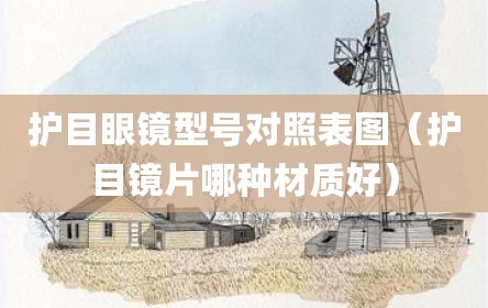 护目眼镜型号对照表图（护目镜片哪种材质好）
