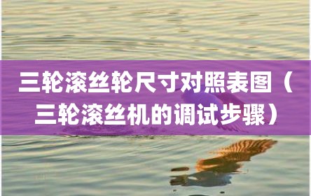 三轮滚丝轮尺寸对照表图（三轮滚丝机的调试步骤）