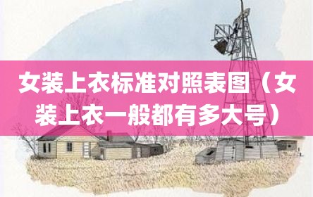 女装上衣标准对照表图（女装上衣一般都有多大号）