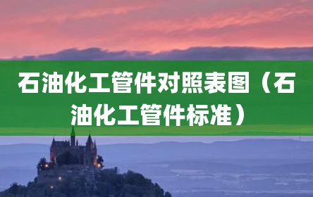 石油化工管件对照表图（石油化工管件标准）