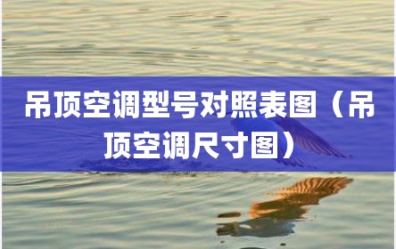 吊顶空调型号对照表图（吊顶空调尺寸图）