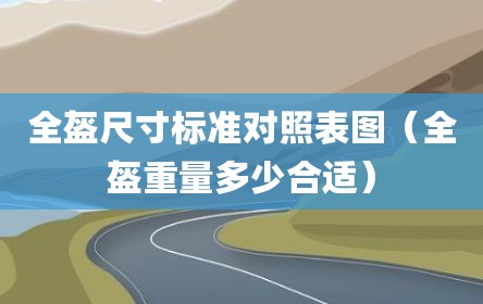 全盔尺寸标准对照表图（全盔重量多少合适）