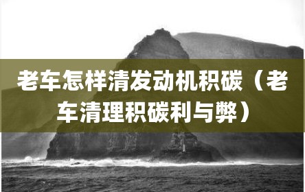老车怎样清发动机积碳（老车清理积碳利与弊）