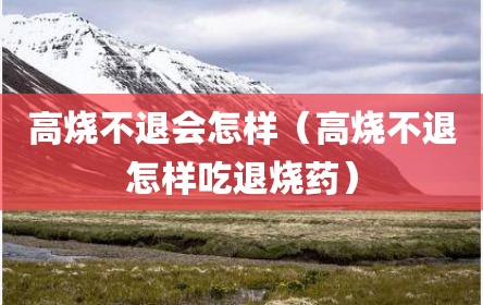 高烧不退会怎样（高烧不退怎样吃退烧药）
