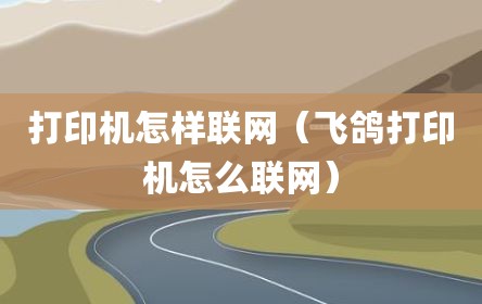 打印机怎样联网（飞鸽打印机怎么联网）