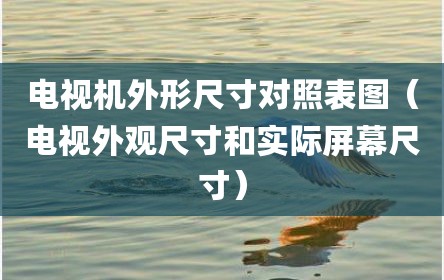 电视机外形尺寸对照表图（电视外观尺寸和实际屏幕尺寸）
