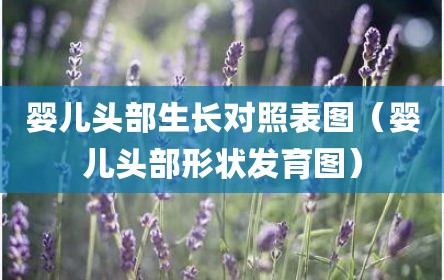 婴儿头部生长对照表图（婴儿头部形状发育图）