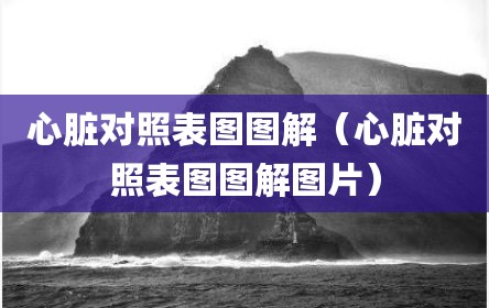心脏对照表图图解（心脏对照表图图解图片）