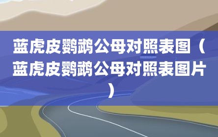 蓝虎皮鹦鹉公母对照表图（蓝虎皮鹦鹉公母对照表图片）