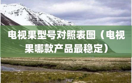 电视果型号对照表图（电视果哪款产品最稳定）
