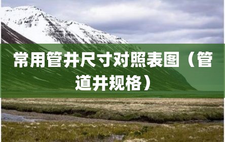 常用管井尺寸对照表图（管道井规格）