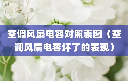 空调风扇电容对照表图（空调风扇电容坏了的表现）