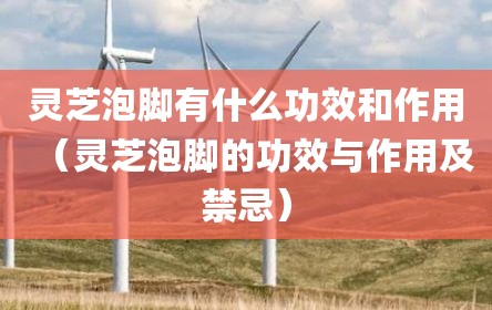 灵芝泡脚有什么功效和作用（灵芝泡脚的功效与作用及禁忌）