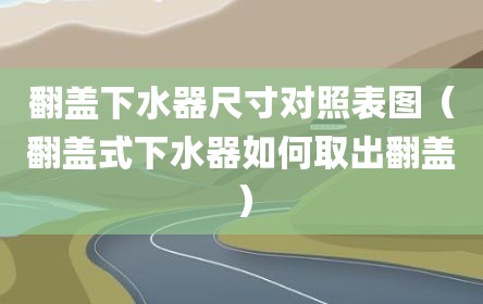 翻盖下水器尺寸对照表图（翻盖式下水器如何取出翻盖）