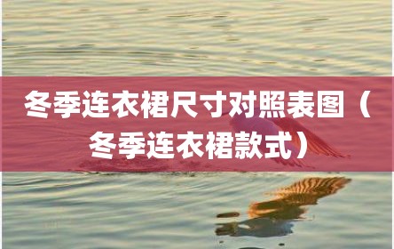 冬季连衣裙尺寸对照表图（冬季连衣裙款式）