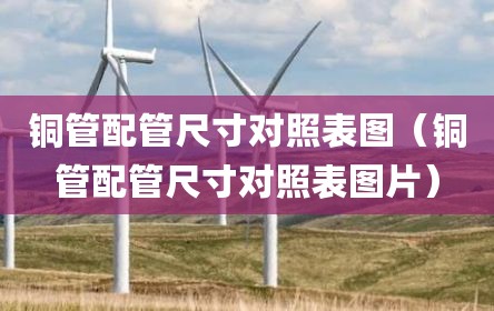 铜管配管尺寸对照表图（铜管配管尺寸对照表图片）
