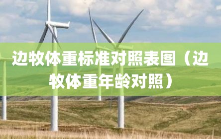 边牧体重标准对照表图（边牧体重年龄对照）