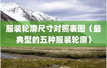 服装轮廓尺寸对照表图（最典型的五种服装轮廓）