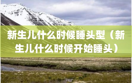 新生儿什么时候睡头型（新生儿什么时候开始睡头）