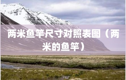两米鱼竿尺寸对照表图（两米的鱼竿）