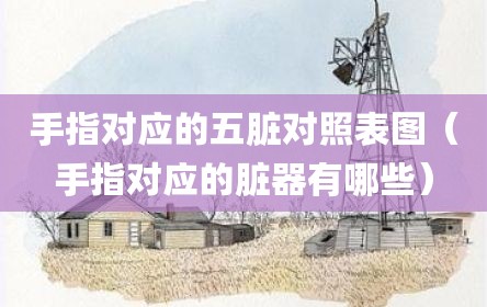 手指对应的五脏对照表图（手指对应的脏器有哪些）