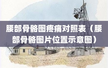 腰部骨骼图疼痛对照表（腰部骨骼图片位置示意图）