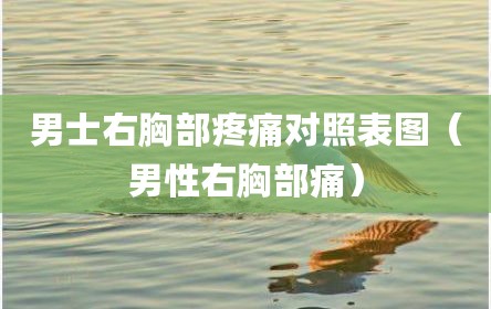男士右胸部疼痛对照表图（男性右胸部痛）
