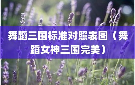舞蹈三围标准对照表图（舞蹈女神三围完美）