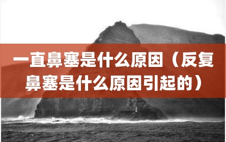 一直鼻塞是什么原因（反复鼻塞是什么原因引起的）
