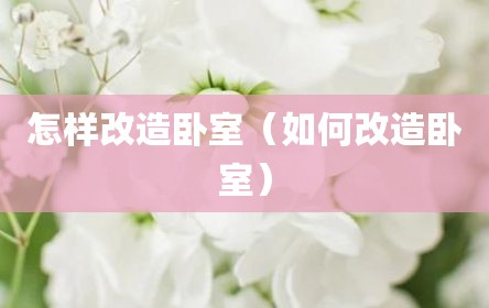 怎样改造卧室（如何改造卧室）