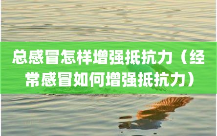总感冒怎样增强抵抗力（经常感冒如何增强抵抗力）