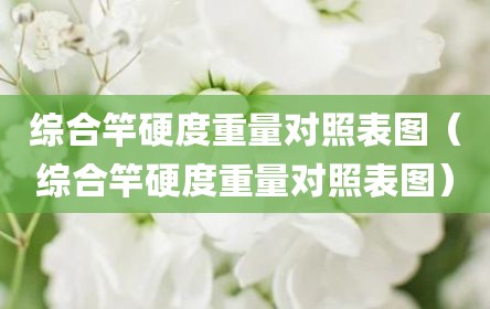 综合竿硬度重量对照表图（综合竿硬度重量对照表图）