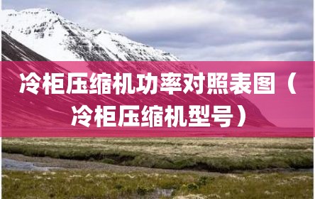 冷柜压缩机功率对照表图（冷柜压缩机型号）